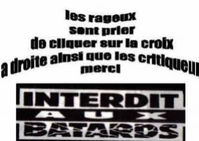 interdit au rageu
